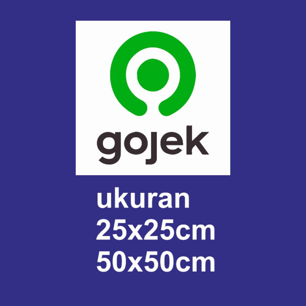 stiker logo gojek ojek online ojol