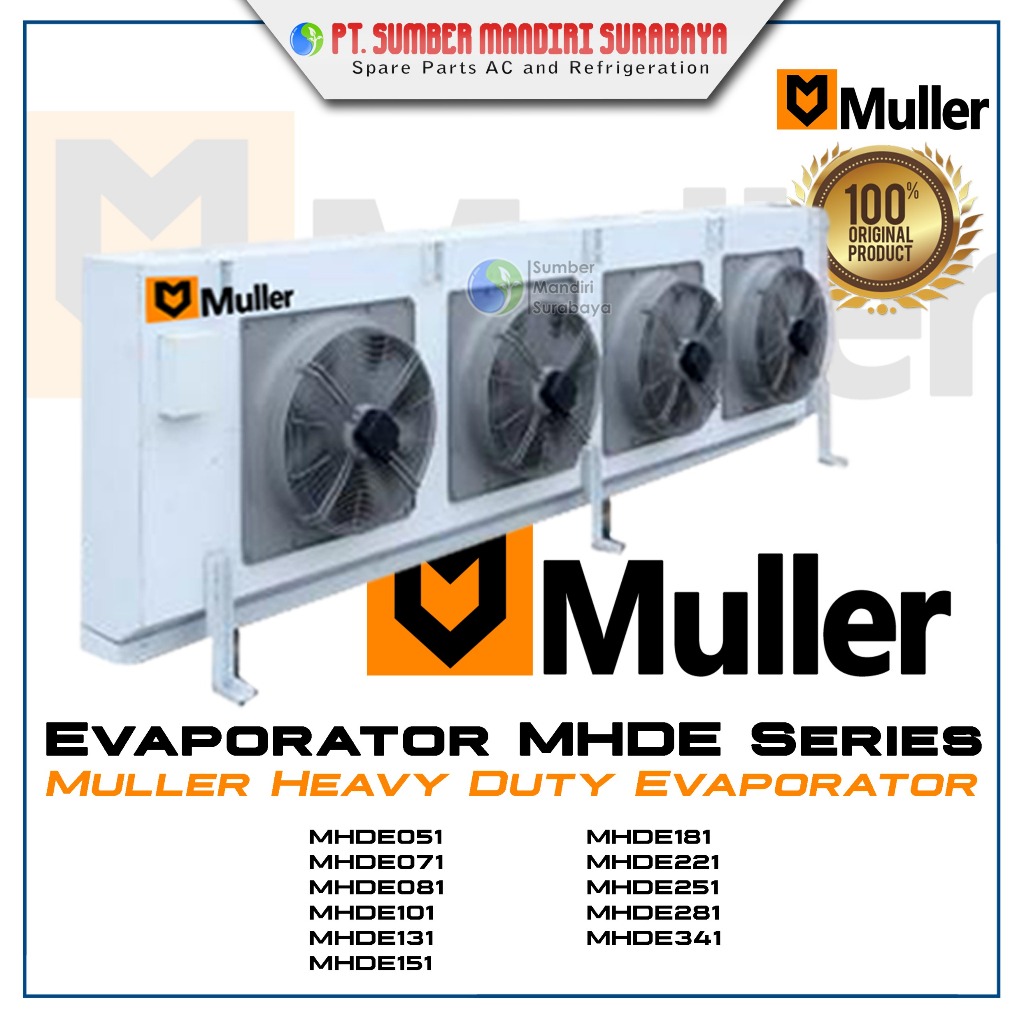 EVAPORATOR MULLER MHDE
