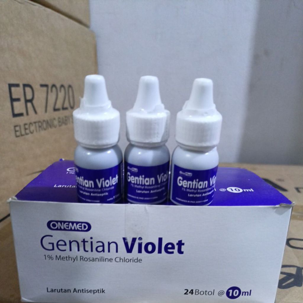 GENTIAN VIOLET OBAT SARIAWAN| ONEMED | BIBIR PECAH | BAU MULUT