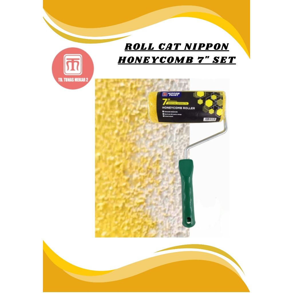 Nippon Paint Honeycomb Roller 7" Texture
