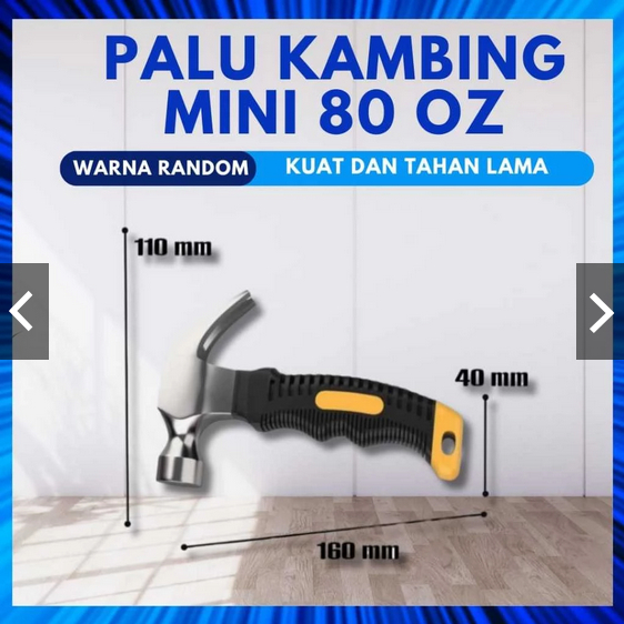 Alat Perkakas Palu Mini/ PALU KAMBING MINI GAGANG FIBER/KARET MULTIFUNGSI