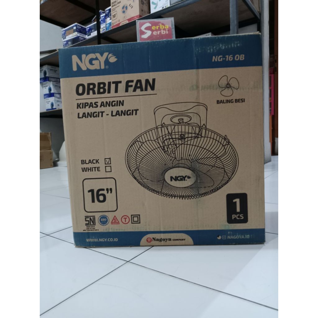 *16" ORBIT FAN*Kipas angin langit plafon