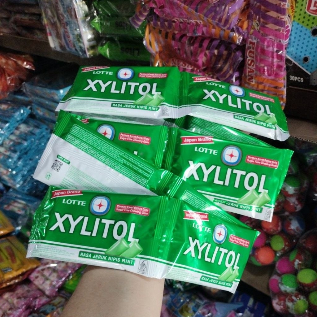 

PERMEN KARET XYLITOL RASA JERUK NIPIS 10 PCS