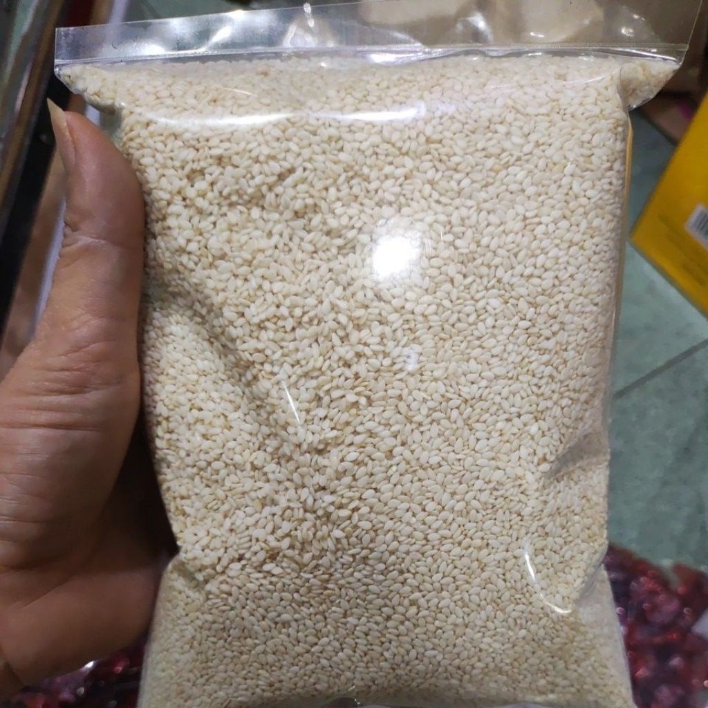 

Wijen putih white sesame biji wijen white sesame seed seeds mentah