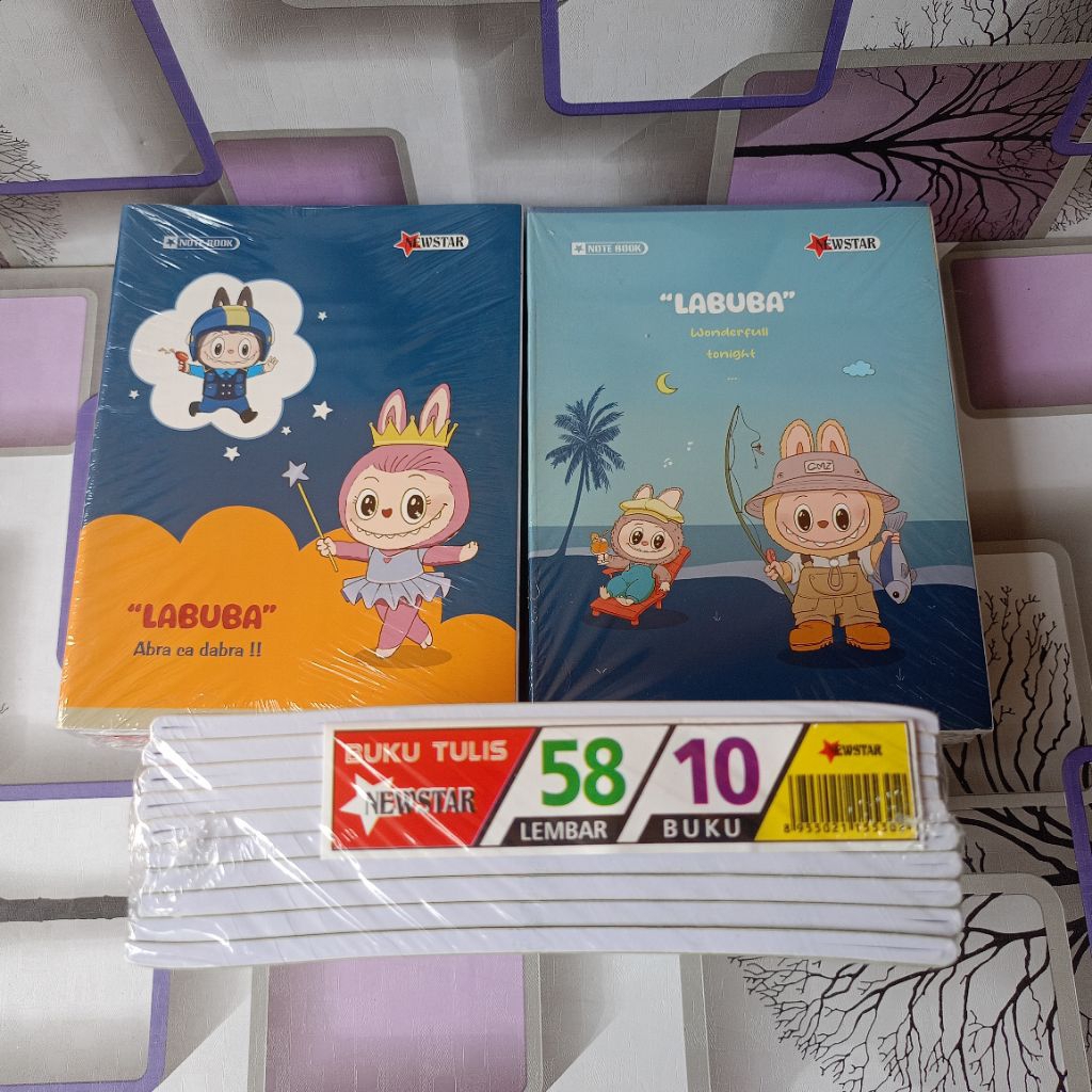 

Buku Tulis NEW STAR, Isi 38&58 Lembar, 10 Buku