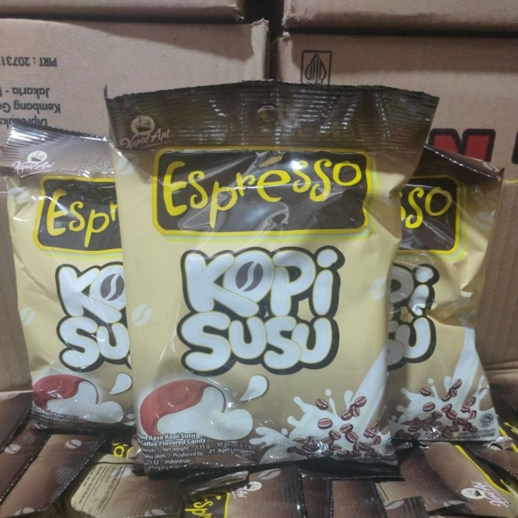 

Espresso kopi susu✓ 135g { 50pcs @2.7g }