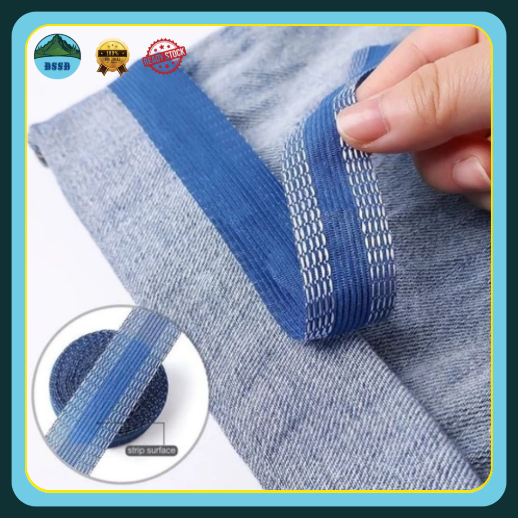 Lem Jeans 1 M | Pemendek Celana | Lem Celana