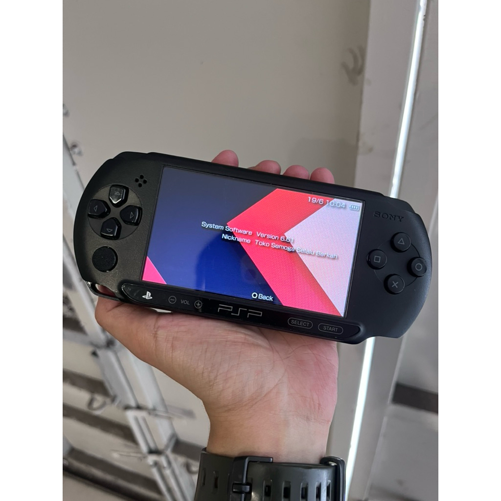 Sony Psp Street / Psp Street Charcoal Black Original Sony Fullset