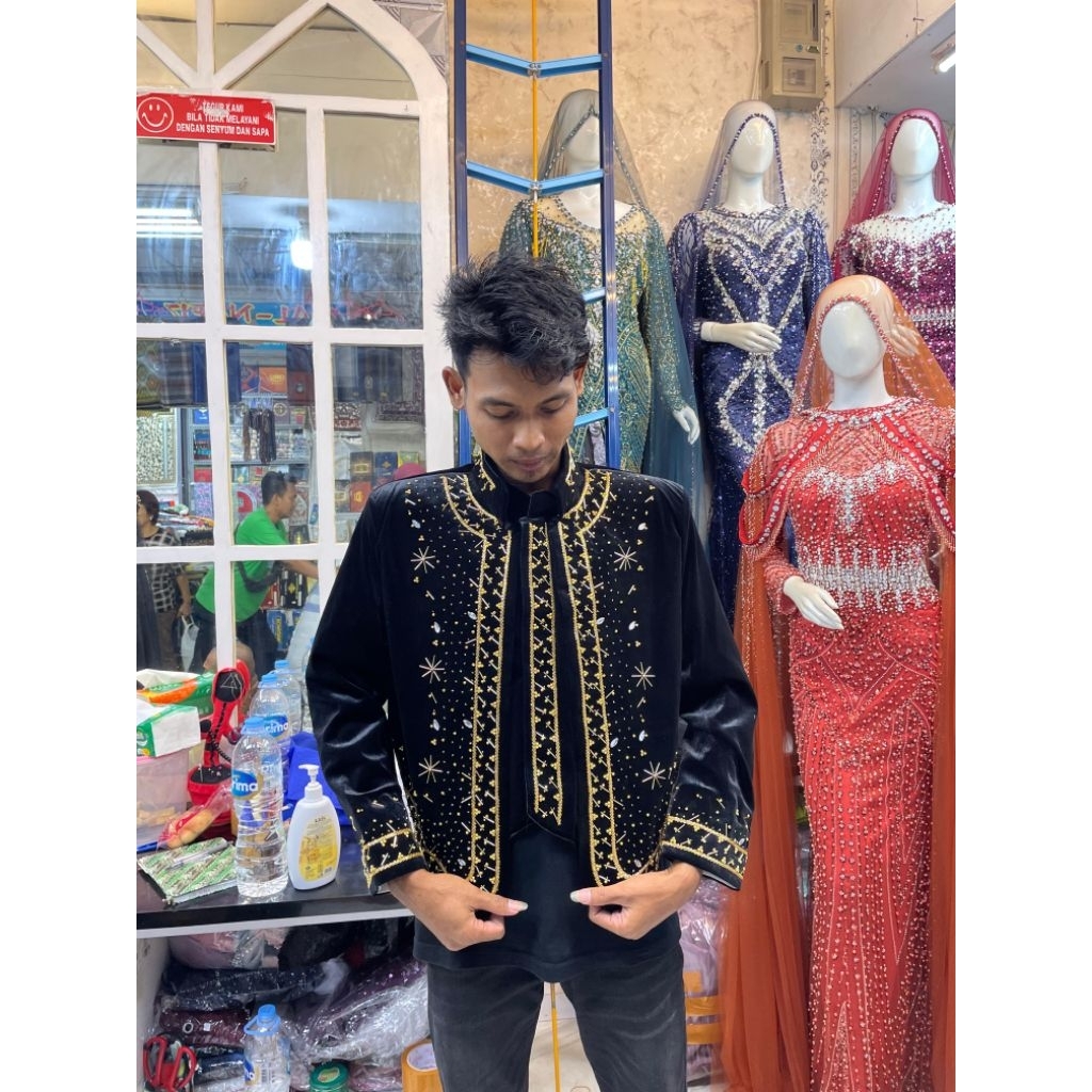 Beskap pengantin jawa / beskap bludru jawa / Beskap adat jawa