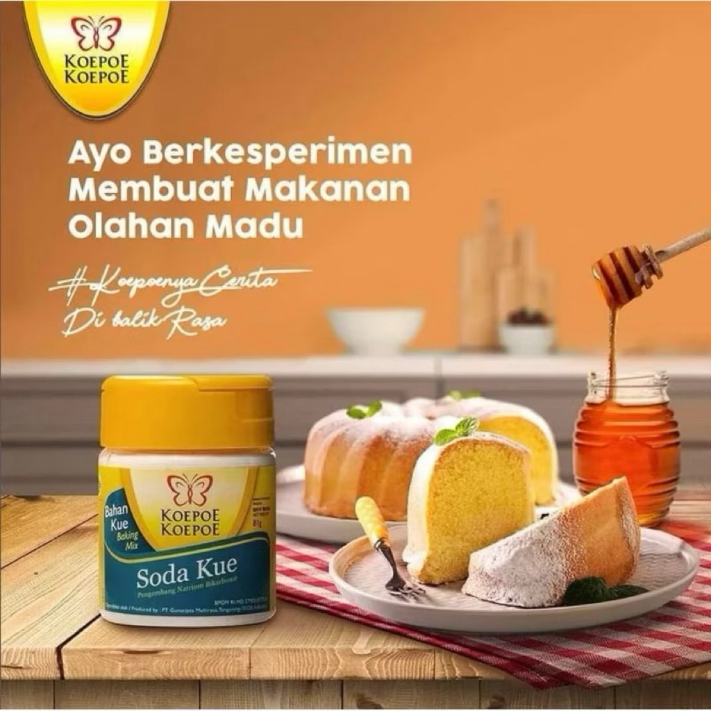 

Soda Kue Koepoe Koepoe 81 GR / Pengembang Natrium Bikarbonat Kupu