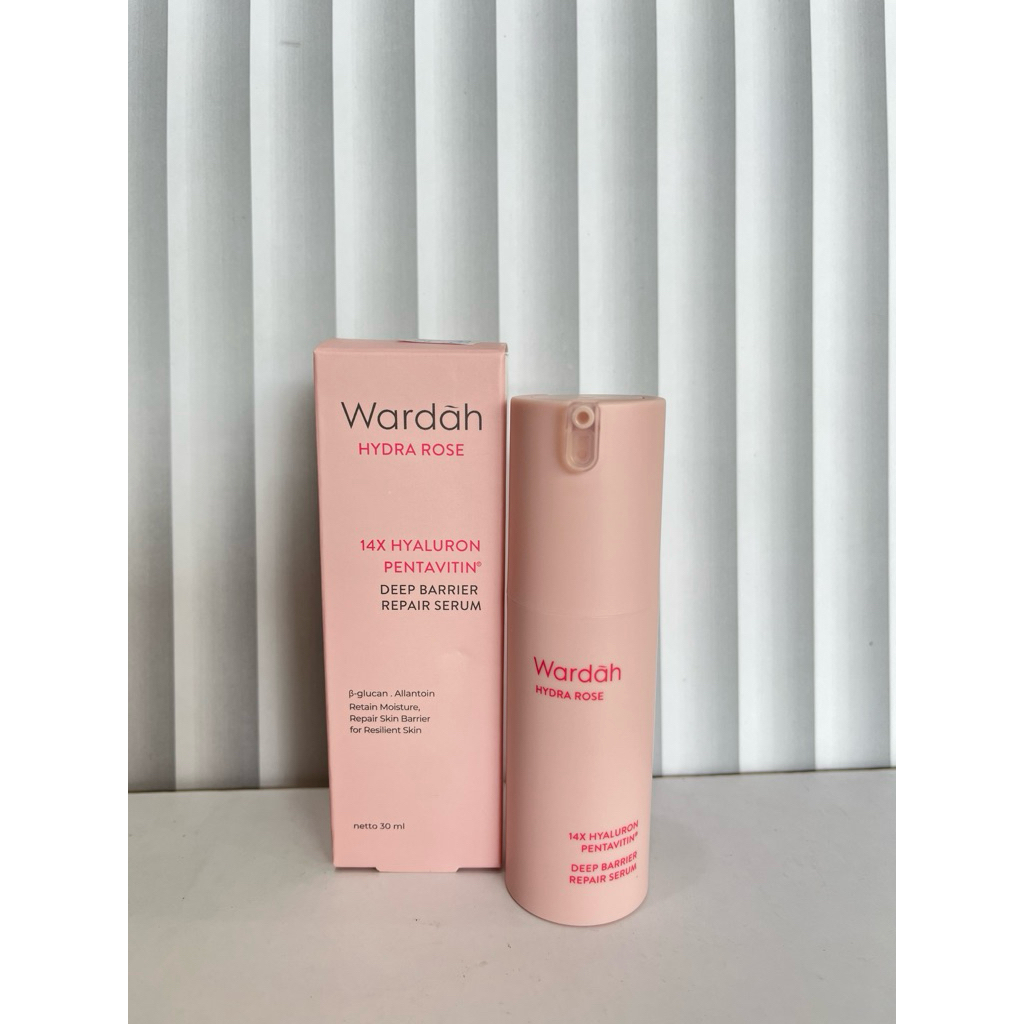 Wardah Hydra Rose 14X Hyaluron Pentavitin Deep Barrier Repair Serum
