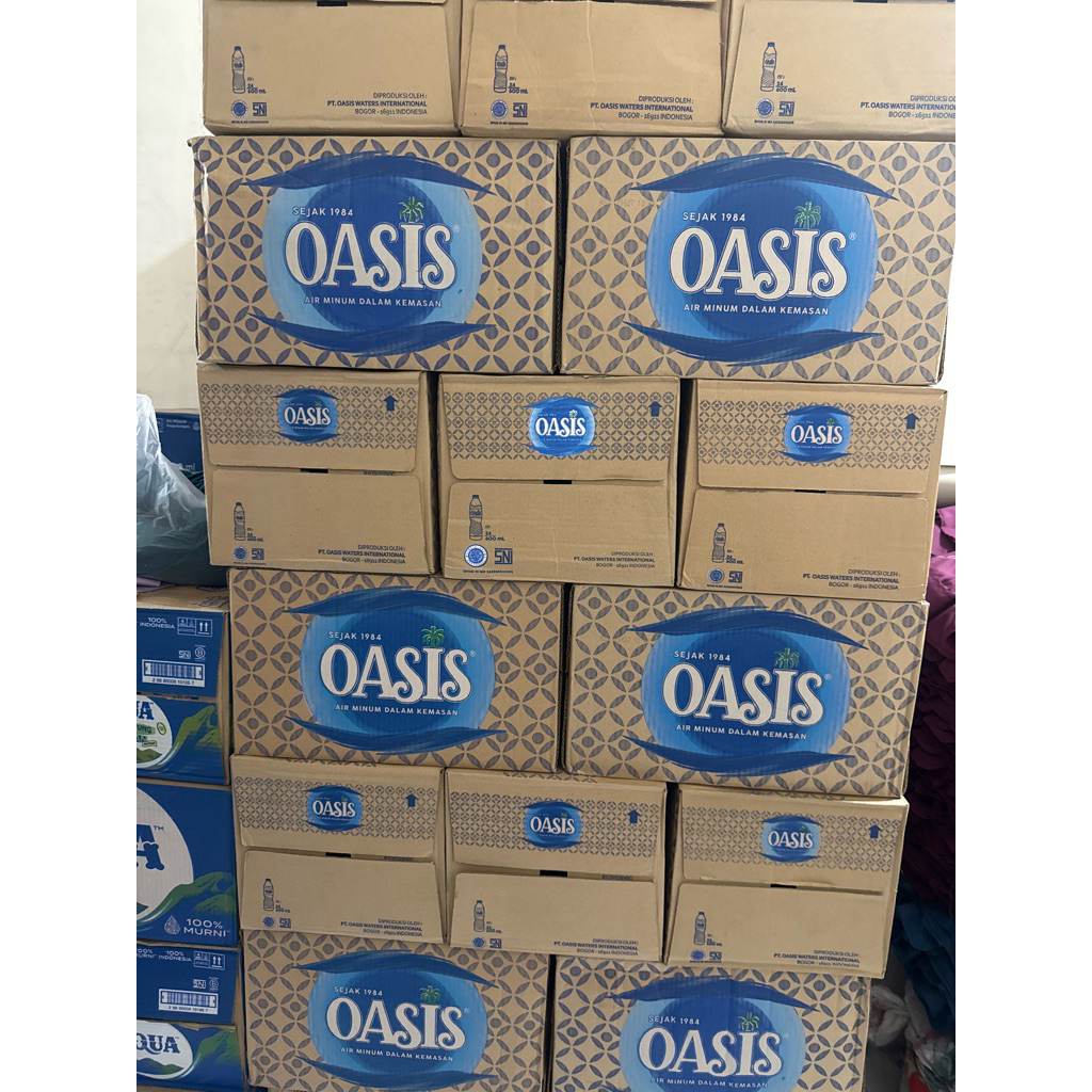 

oasis tanggung 600ml isi 24 botol