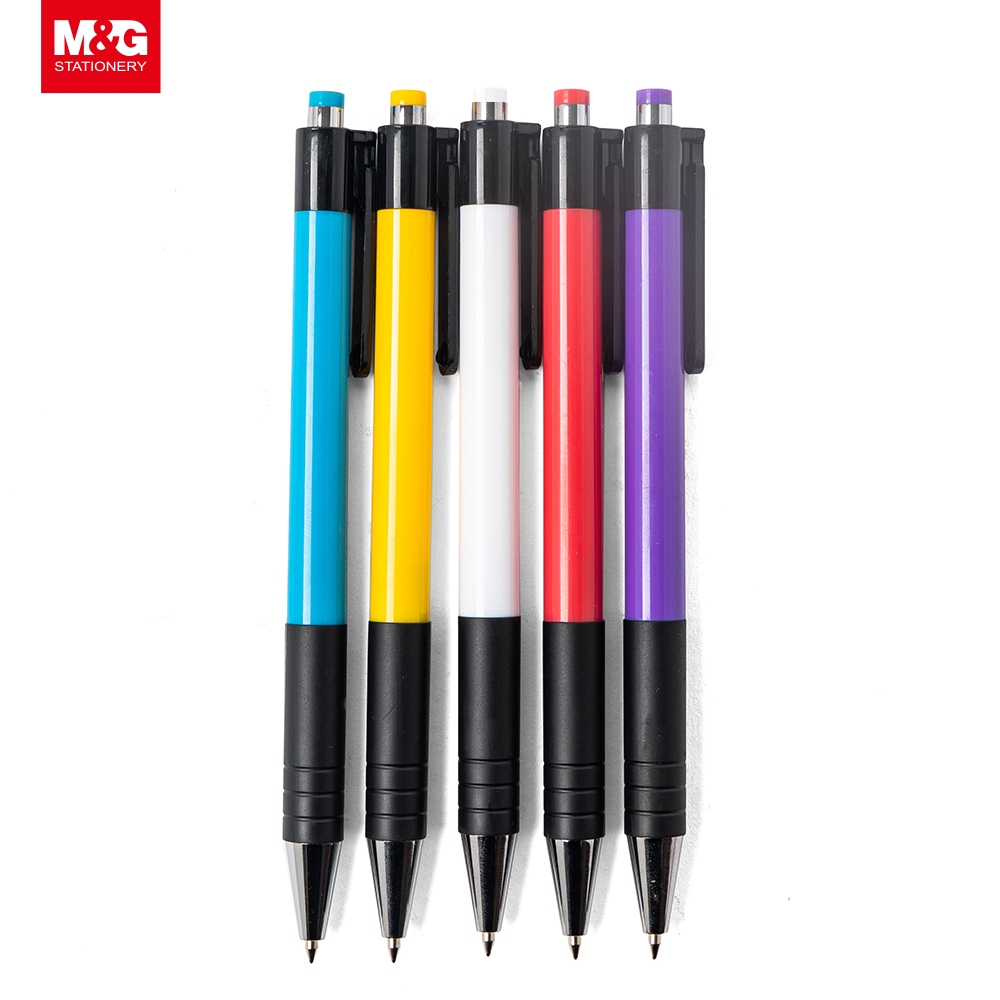 

M&G Yokis Retractable Ball Pen 5 Warna 0.7 mm Tinta Biru dan Hitam #ABP88473