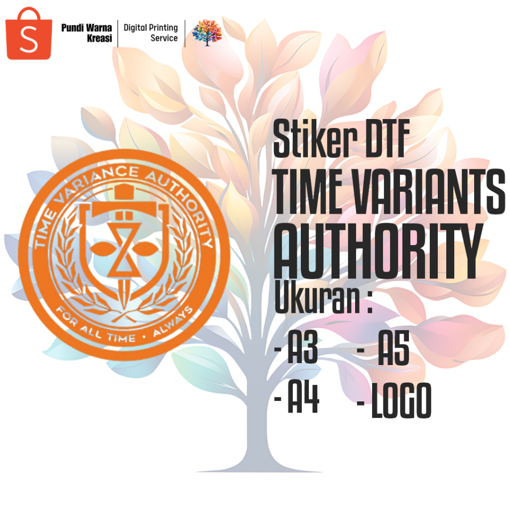 

Stiker DTF Marvel - TVA (A3,A4,A5,LOGO)