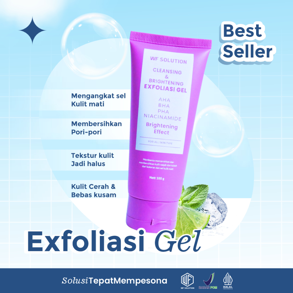 EXFOLIASI GELL BY WF SOLUTION / With AHA--BHA-PHA