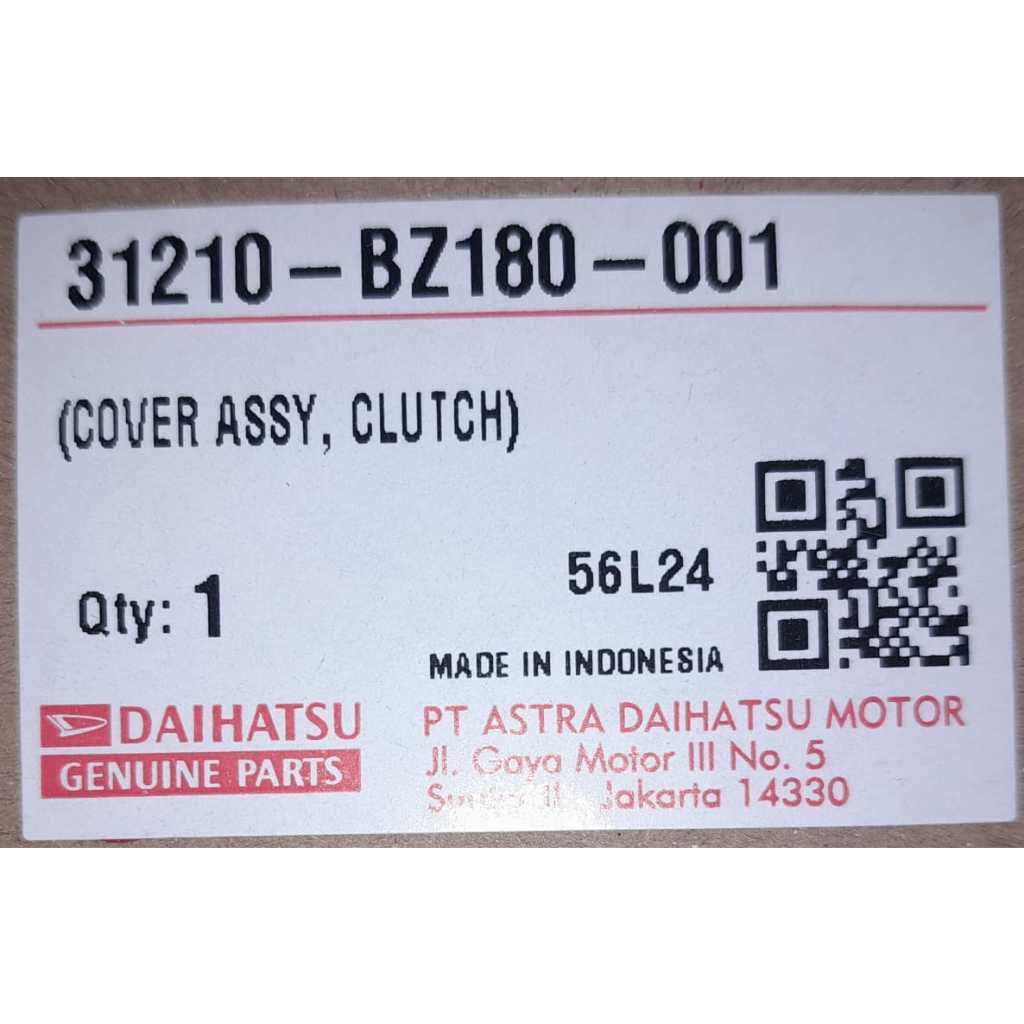 MATAHARI DAIHATSU CALYA/SIGRA 1.2 / 31210-BZ180-001