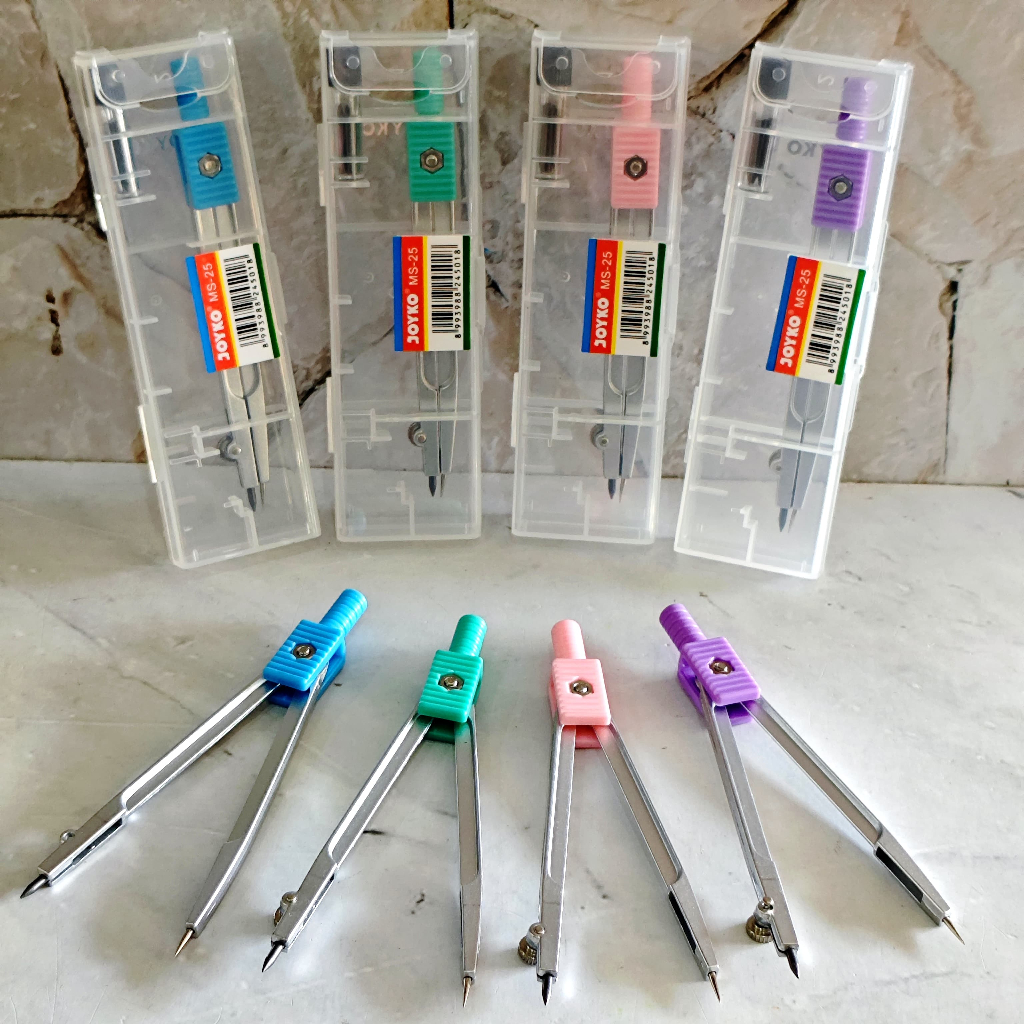 

SATUAN ( 1 BIJI ) Penggaris Jongkong / Penggaris Jangka Joyko MS-25