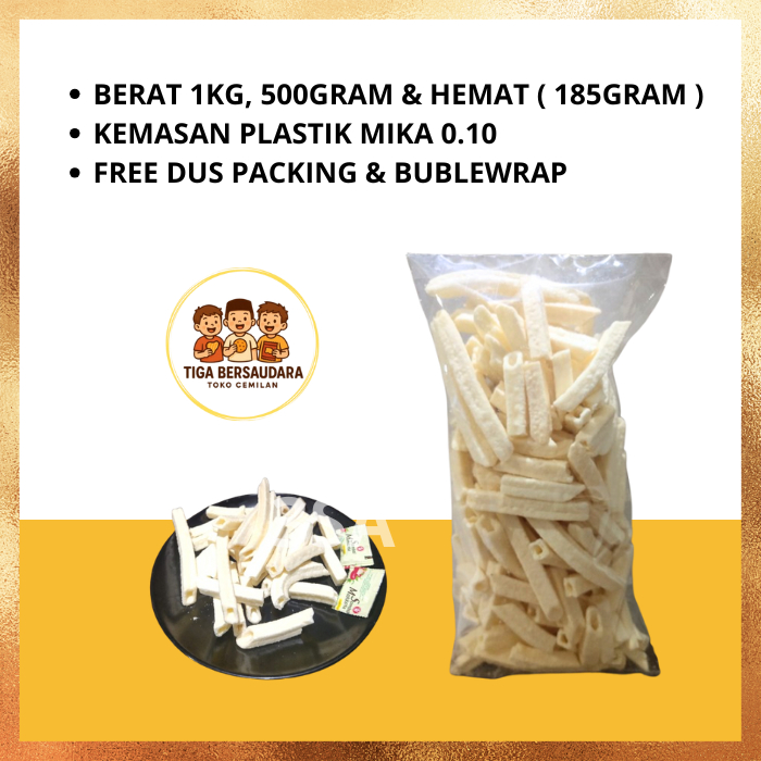 

Forcysn Snack Ciki Potato Saos - Cemilan Kentang Kering Harga Hemat