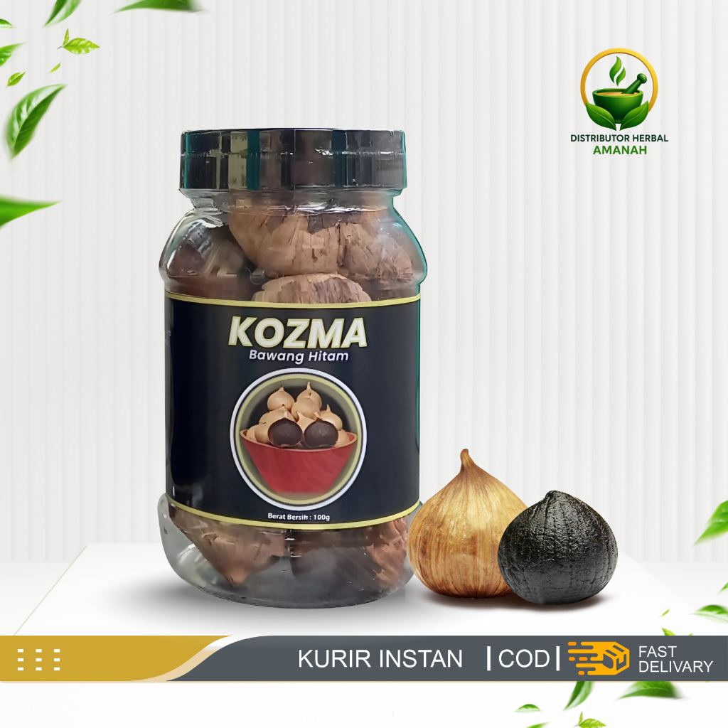 

Black Garlic Premium Kozma Bawang Hitam Tunggal 100gr