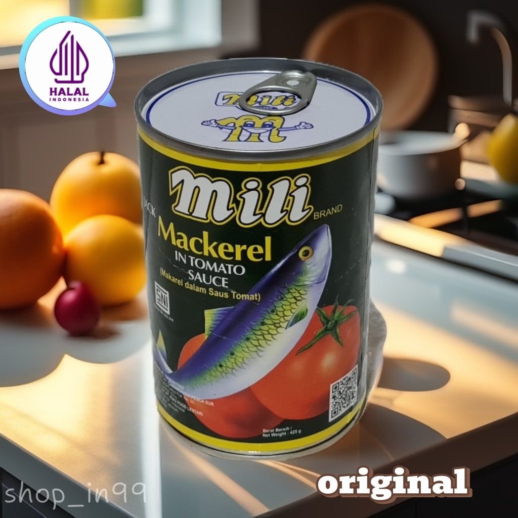 

Sarden Mili Mackerel 425gr original tutup putih