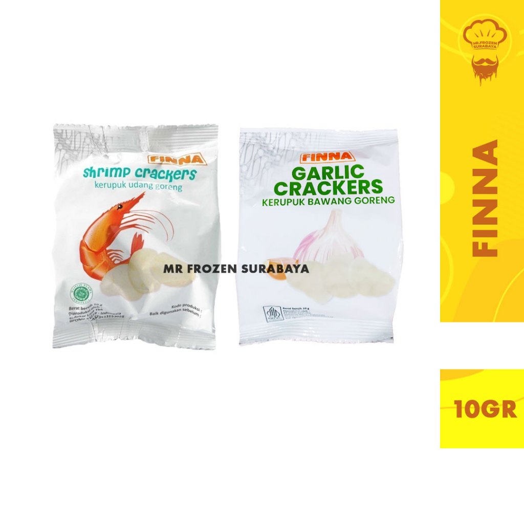 

Finna Kerupuk Udang Garlic Matang 10 gr