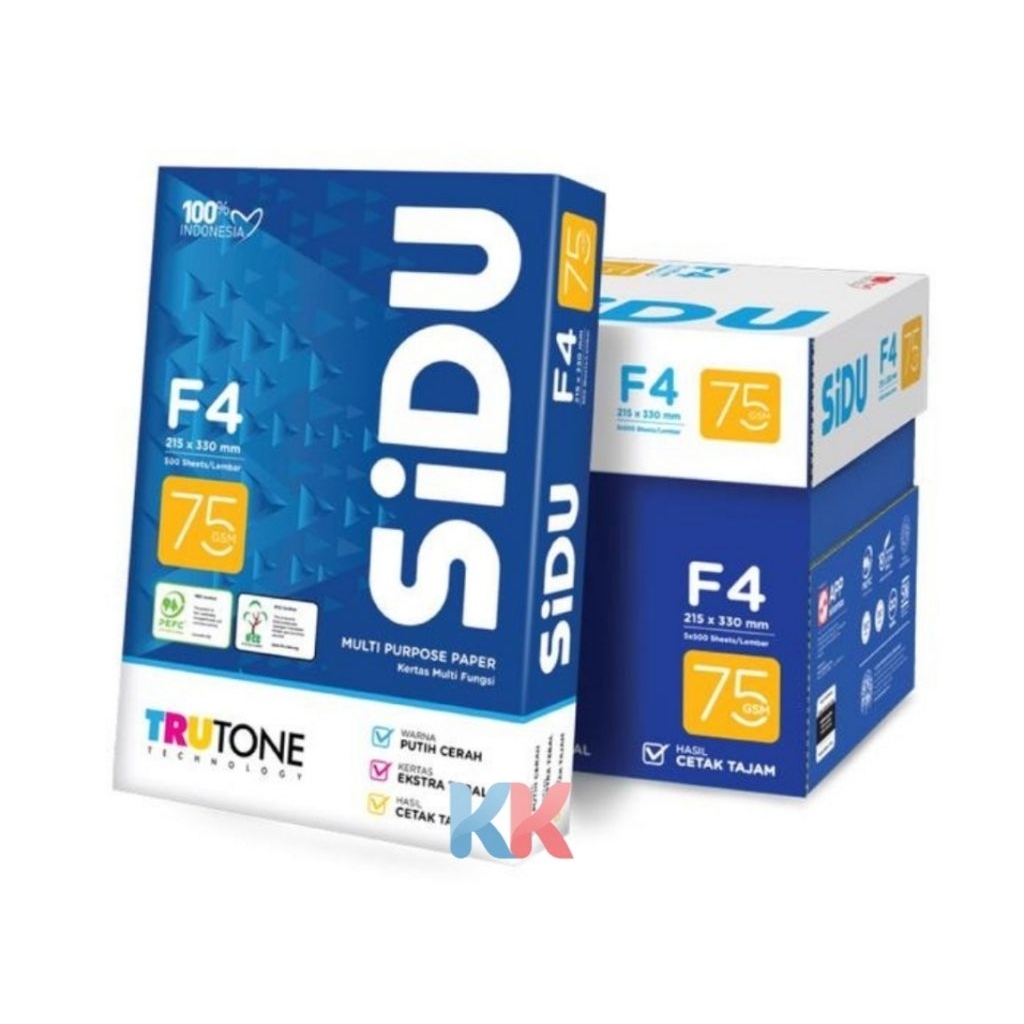 

SiDu kertas Fotocopy 75 gsm F4