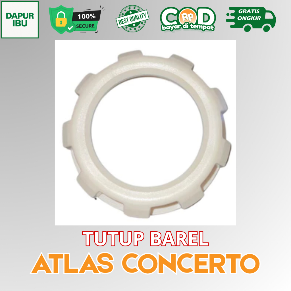 PART TUTUP BAREL ATLAS CONCERTO PASTA MAKER