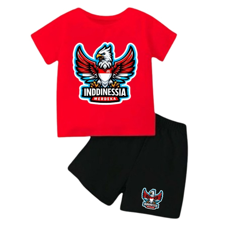 Baju Agustusan Anak Anak - Setelan Baju Anak Anak Garuda Indonesia / Set Baju Agustusan Anak Laki La