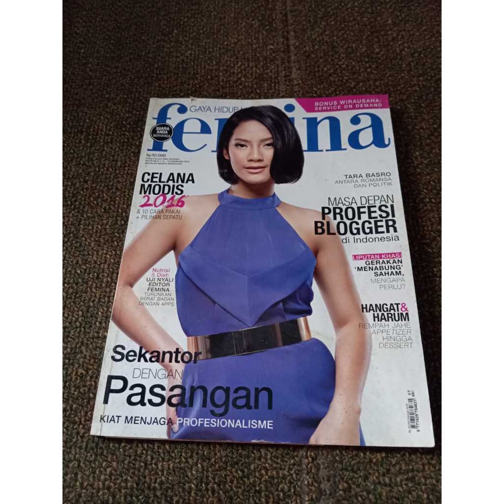 Majalah Femina Tara Basro Feb 2016