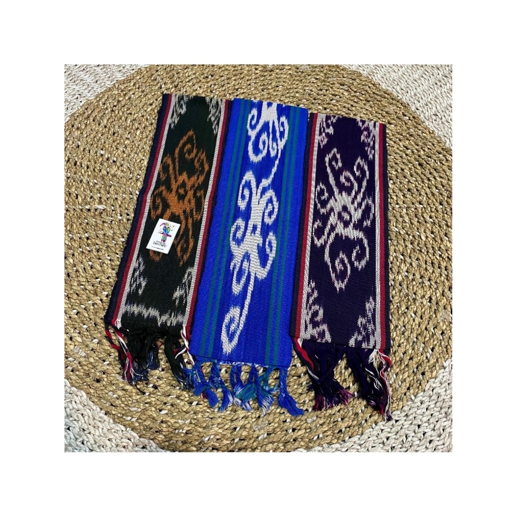 SYAL TENUN KALIMANTAN - SYAL TENUN KHAS DAYAK - KAIN TENUN KALIMANTAN