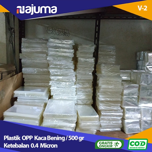 

Plastik Opp kaca Bening, untuk aksesoris souvenir dll - 500 gram