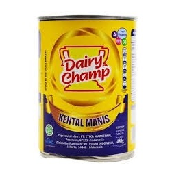 

[ Kaleng ] Dairy Champ Kental Manis Susu Kaleng 480gr