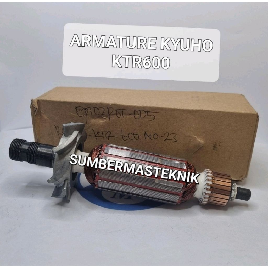 ARMATURE KYUHO KTR600 ANGKER ROTOR MESIN TRIMER PROFIL ROUTER KYUHO KTR 600