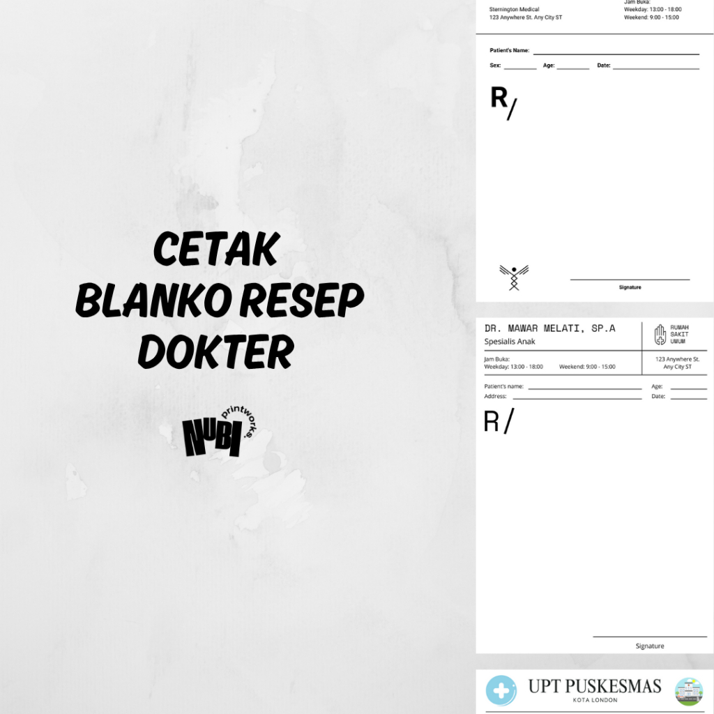 

Blangko Resep Custom. CETAK SEHARI JADI