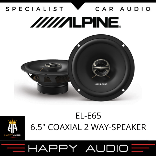Speaker mobil Alpine EL-E65 6.5 Inch coaxial 2-way speaker system