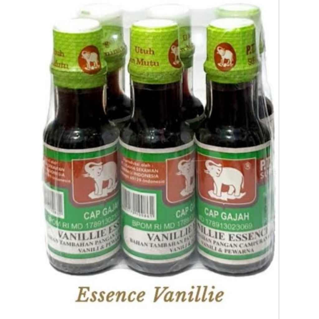 

Vanillie Essence cap Gajah 10 ml ( 1 botol ) / Perisa Vanili / Vanili Cair / Vanili Esens