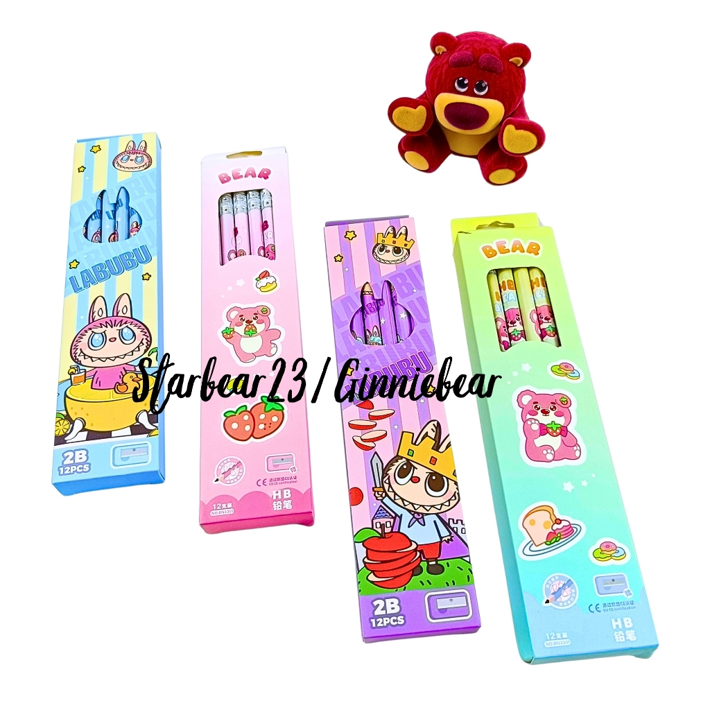 

Pensil Serut 2B Aneka Karakter Isi 12