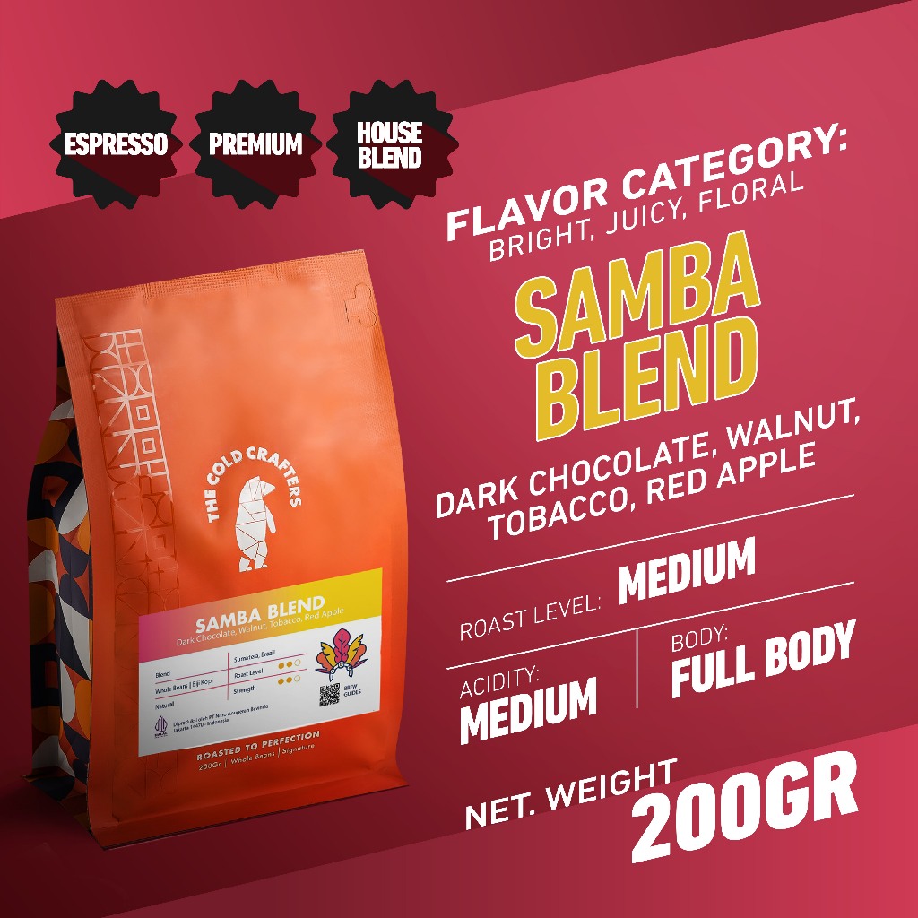 

Samba Blend Arabica Coffee Arabika Biji Kopi Bubuk Grade 1
