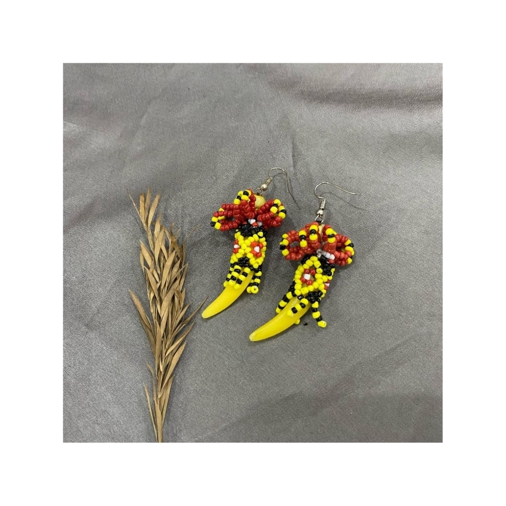 ANTING TARING MANIK KHAS DAYAK - AKSESORIES BAJU ADAT DAYAK