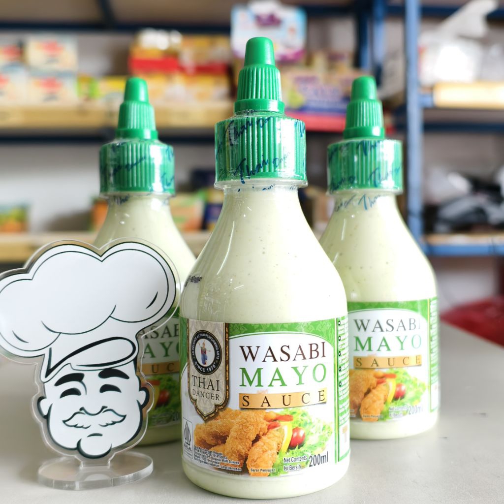 

Thai Dancer Wasabi Mayo Sauce 200Gr / Saus Wasabi Mayo / Wasabi Sauce Mayo Dressing