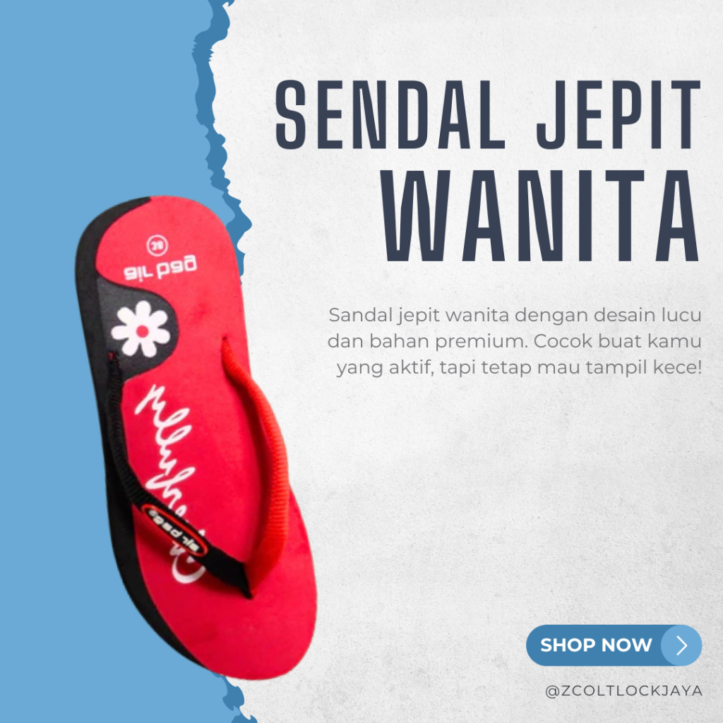 New Cheerfull Airbag - Sandal Jepit Wanita Kekinian Nyaman Dipakai