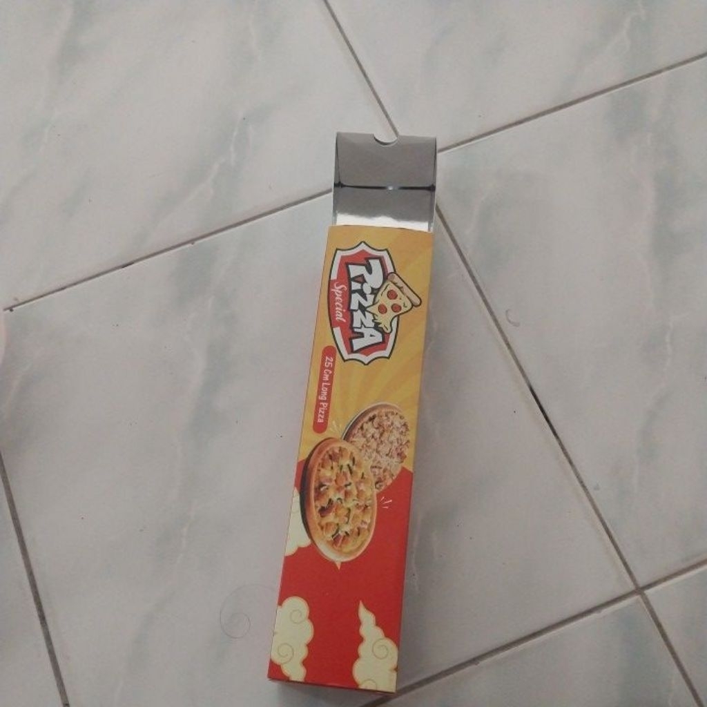 

BOX pizza panjang sleding ukuran 25x6x4