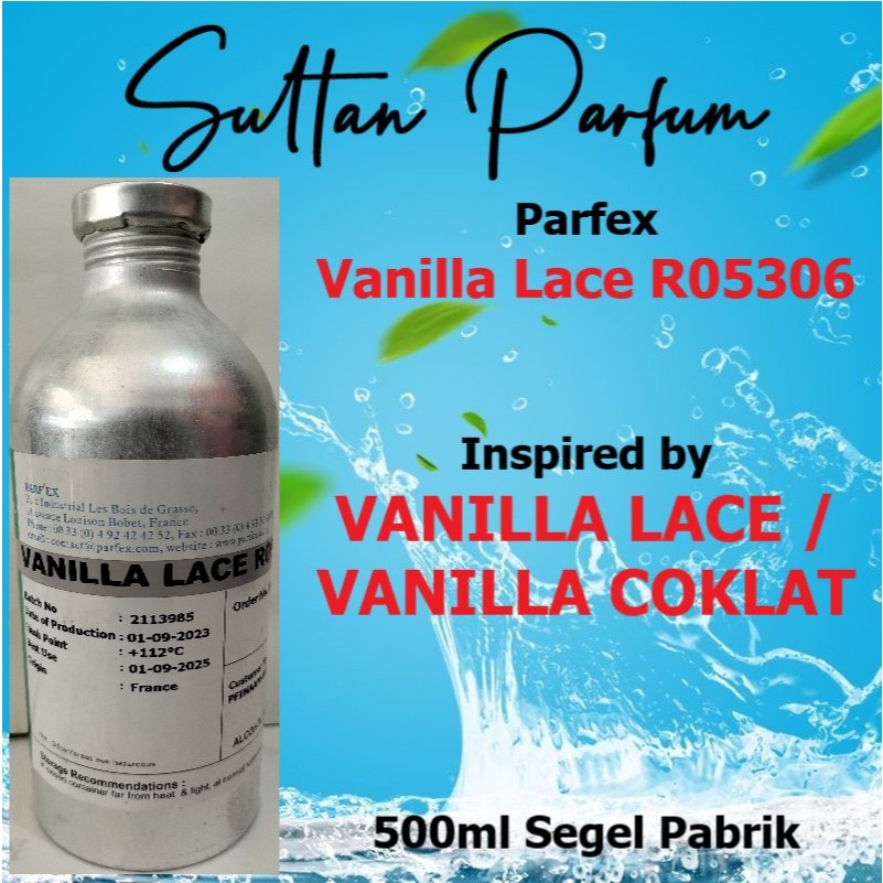 VANILLA LACE by Parfex Bibit Parfum VANILLA COKLAT 500ml Segel Pabrik