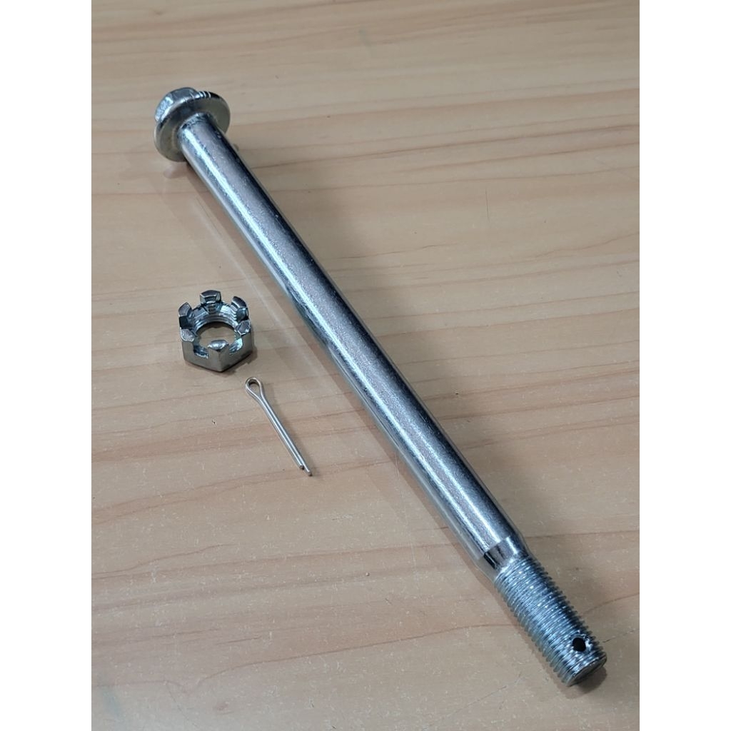 AS RODA DEPAN + MUR RXK / RX KING / RX KING NEW ( PANJANG AS 21.8 CM )