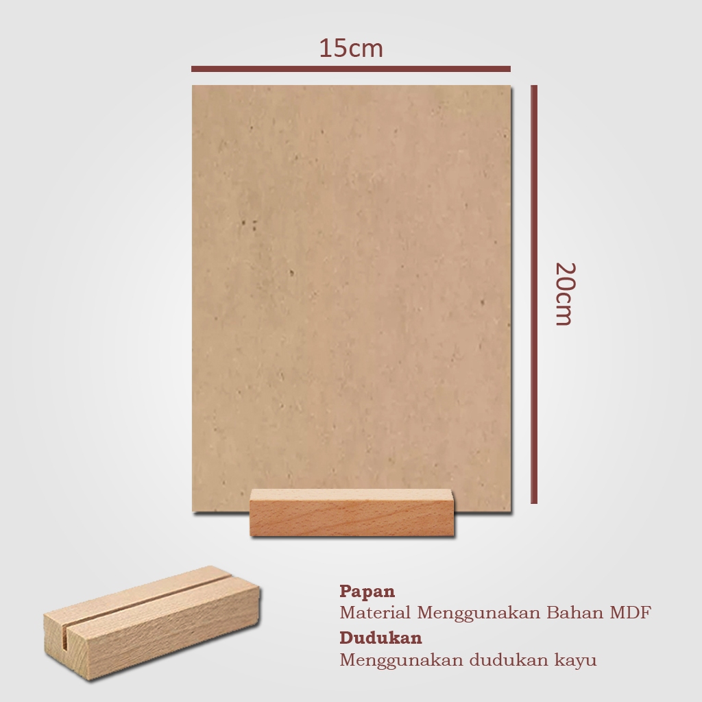 Kado Wisuda Cowok Cewek Custom Tulisan Pajangan Duduk Gambar Kartun Graduation Stand Kayu