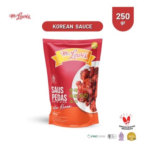 

McLewis Saus Pedas Rasa Ayam Ala Korea 250 gr