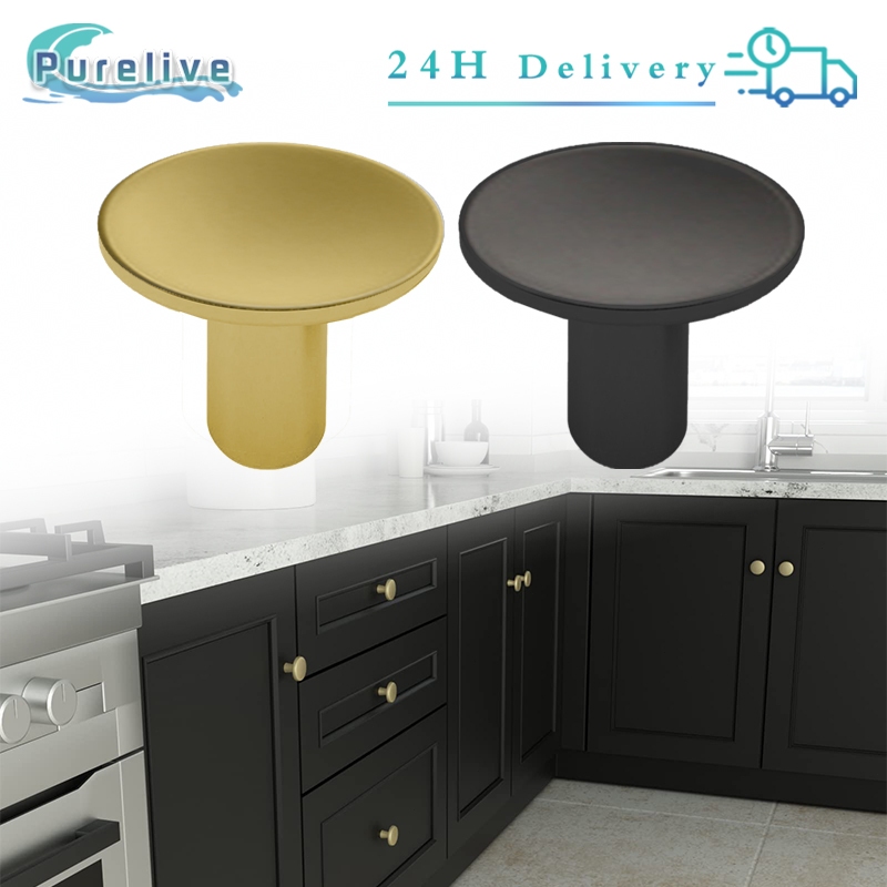 Handle Knob Laci Gold Knob Handle Pull Lemari Minimalis Tarikan Laci