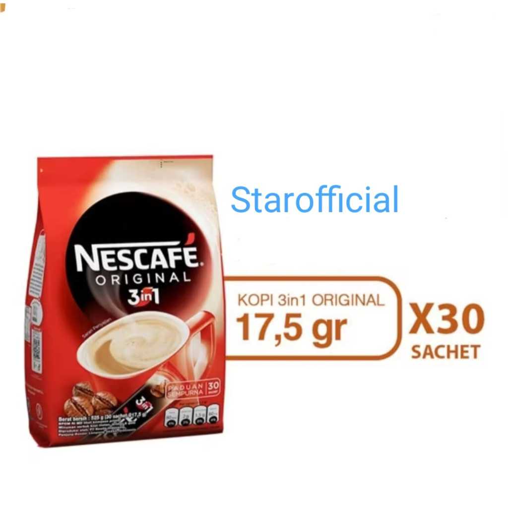 

Nestle Nescafe Original 3 in 1 525 gr (30 x 17.5 gr)