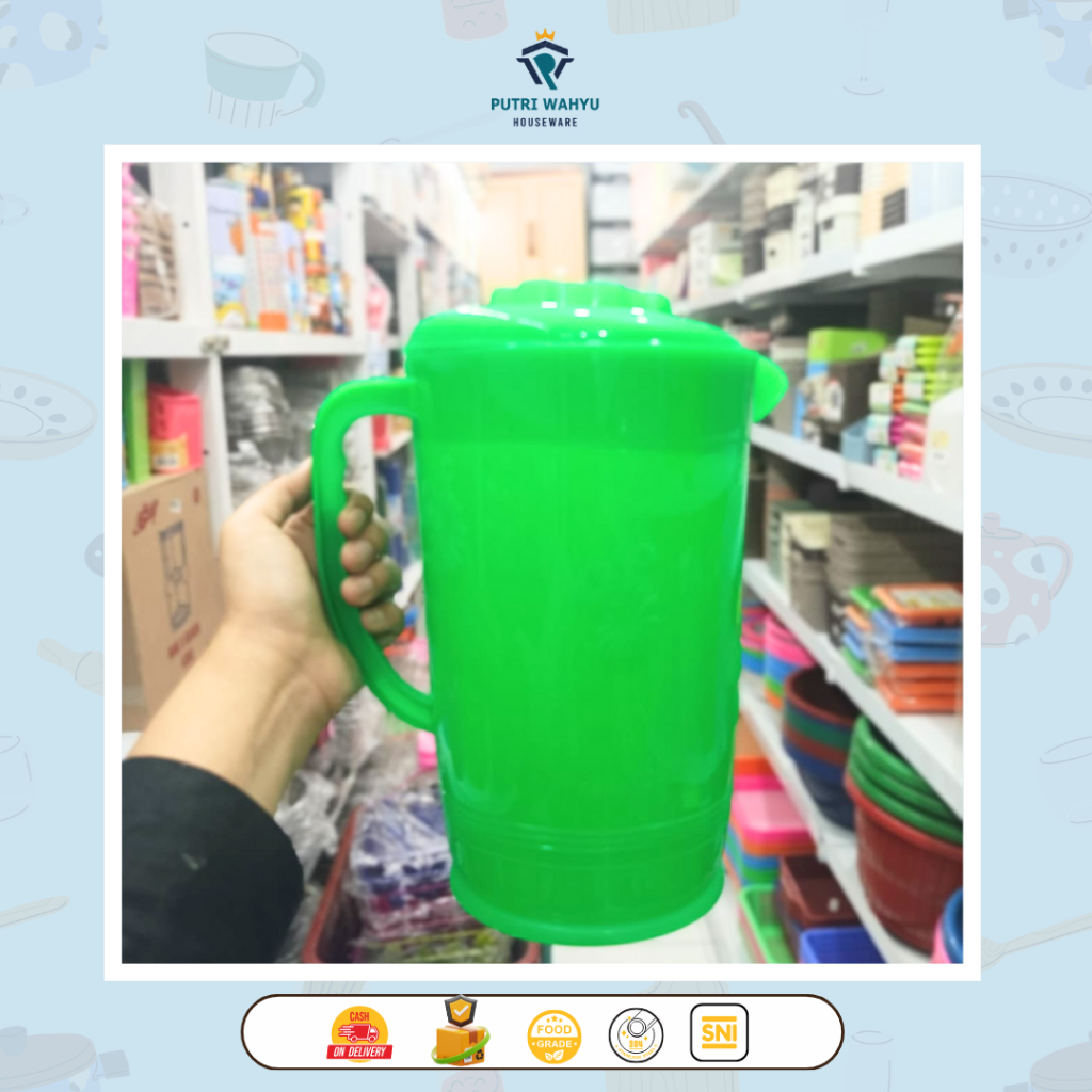 Teko Plastik GM 8118 - Teko Air/ Teko Minum Tutup Press - BPA Free // Jumbo 8118 GM / Teko Air Plast