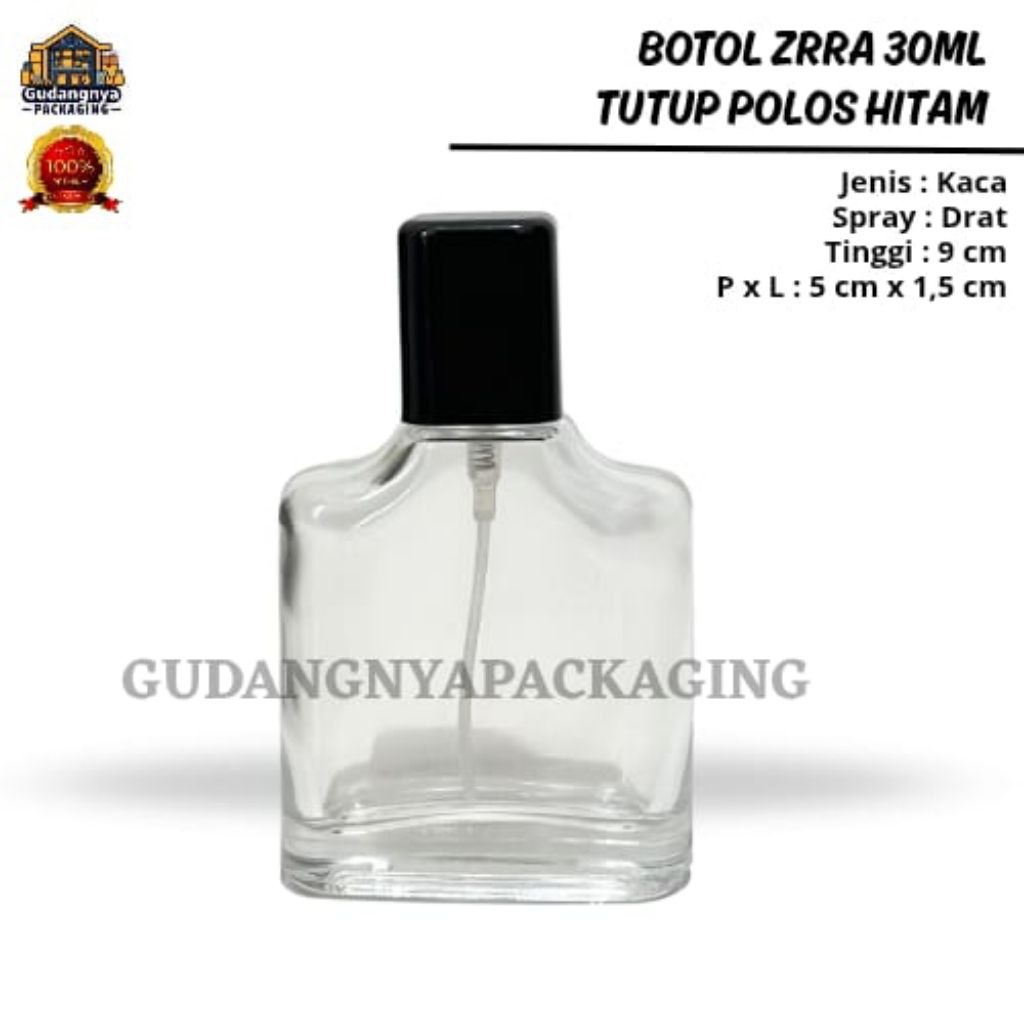 Botol Parfum Zrra 30ML Drat - Botol Parfum Zrra - Botol Parfum Kosong 30ML